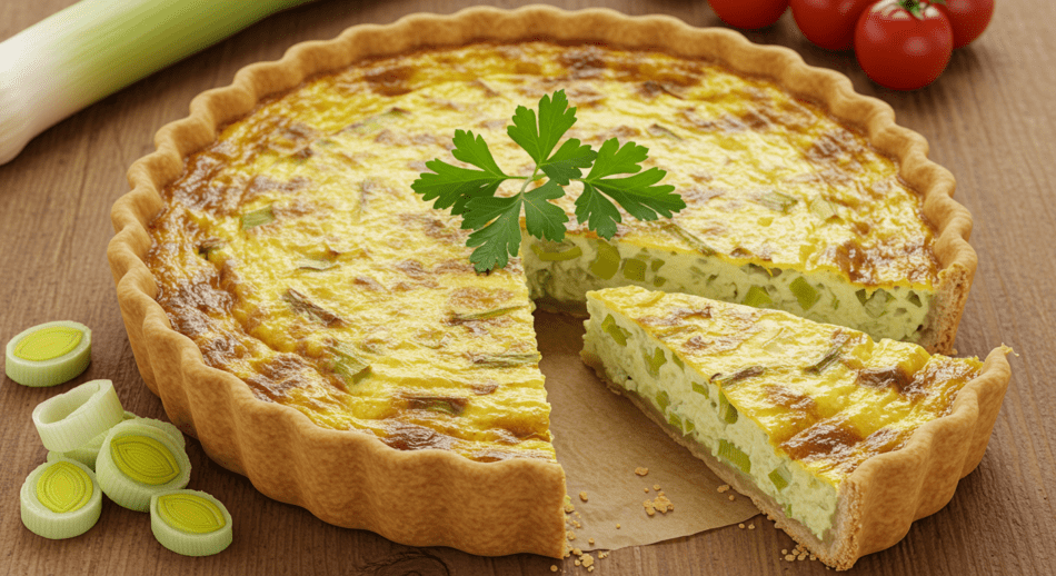 Quiche Lorraine Tarifi: Peynirli ve Jambonlu Tuzlu Fransız Tartı