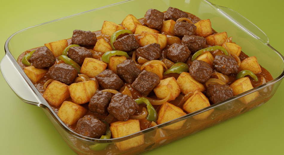 Et Severler İçin Lezzetli Bir Ana Yemek: Fırında Sebzeli Kuzu Kebabı