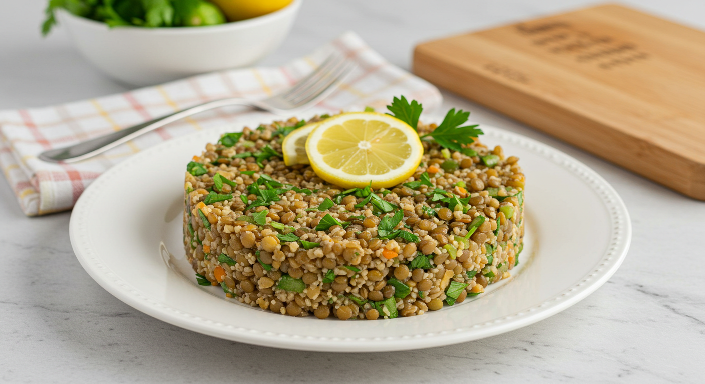 Yeşil Mercimekli Kısır Tarifi: Protein Zengini Pratik Salata