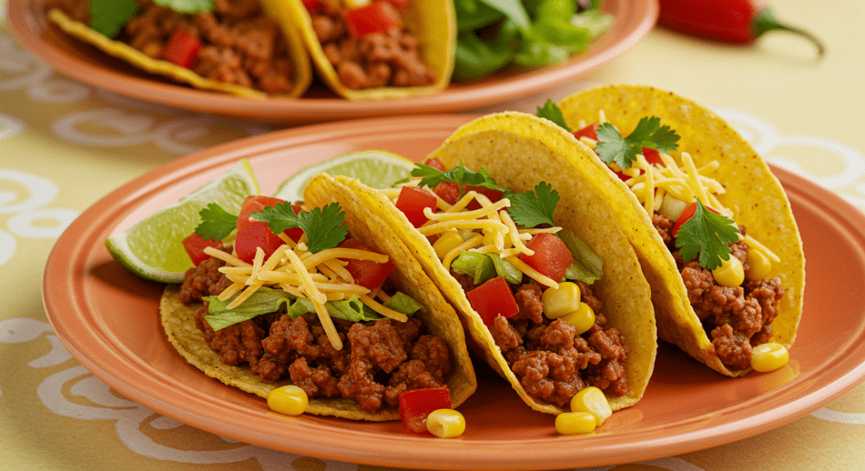 Meksika Tacos Tarifi: Baharatlı Et ve Taze Malzemelerle Ev Yapımı Tacos
