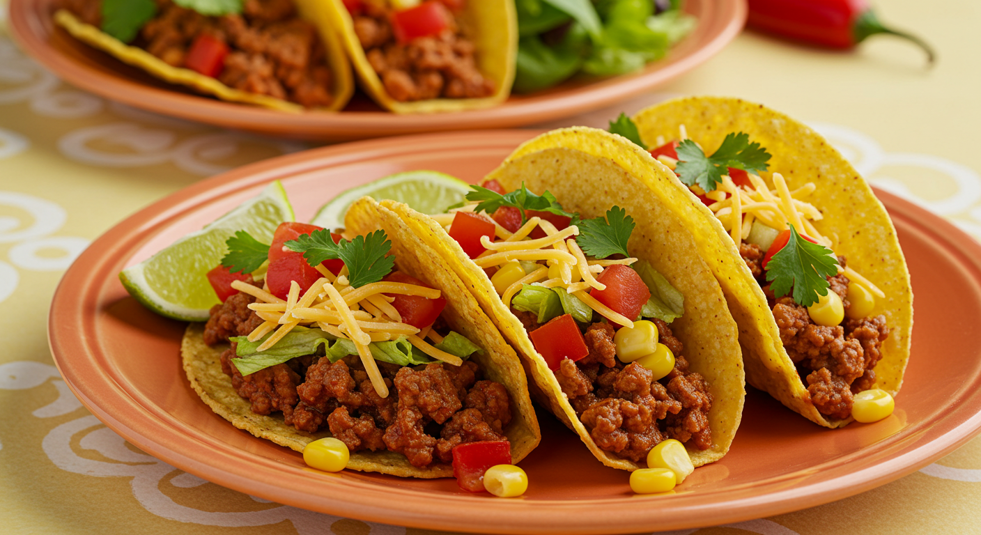 Meksika Tacos Tarifi: Baharatlı Et ve Taze Malzemelerle Ev Yapımı Tacos