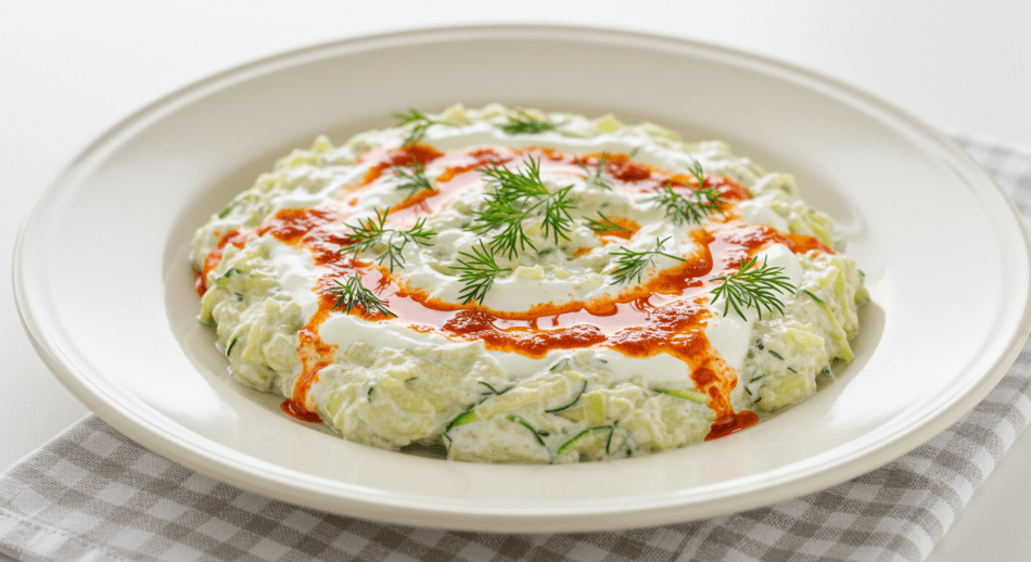 5 Dakikada Hazır! Yoğurtlu Kabak Salatası Tarifi (Düşük Kalorili)