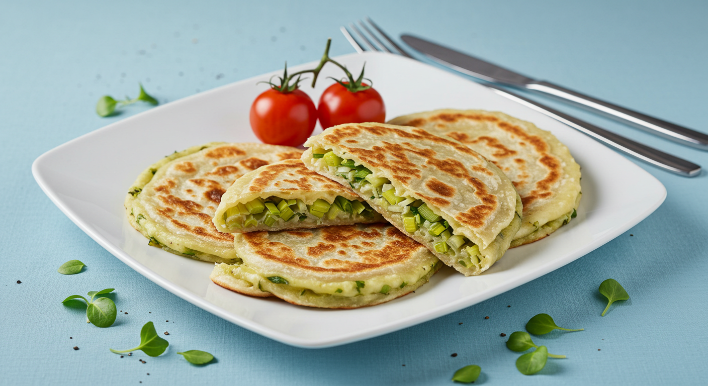 Tavada Pırasalı Gözleme  – Pratik ve Lezzetli