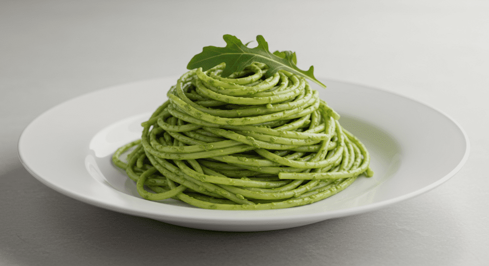 Roka Pesto Soslu Tam Buğday Spagetti: Pratik ve Ferah Akşam Yemeği