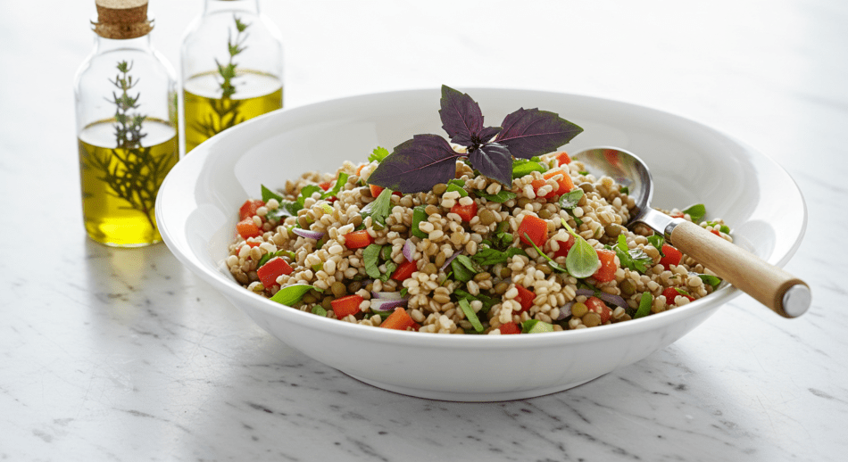 Mercimekli Bulgur Salatası Tarifi – Protein Dolu Hafif ve Doyurucu Salata
