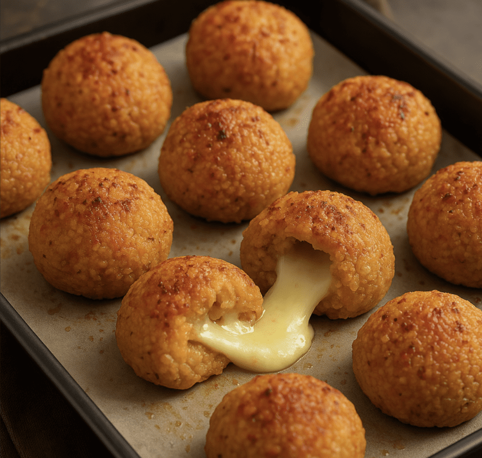 Fırında Kaşarlı Bulgur Köftesi – Dışı Kızarmış, İçi Akışkan Ara Sıcak