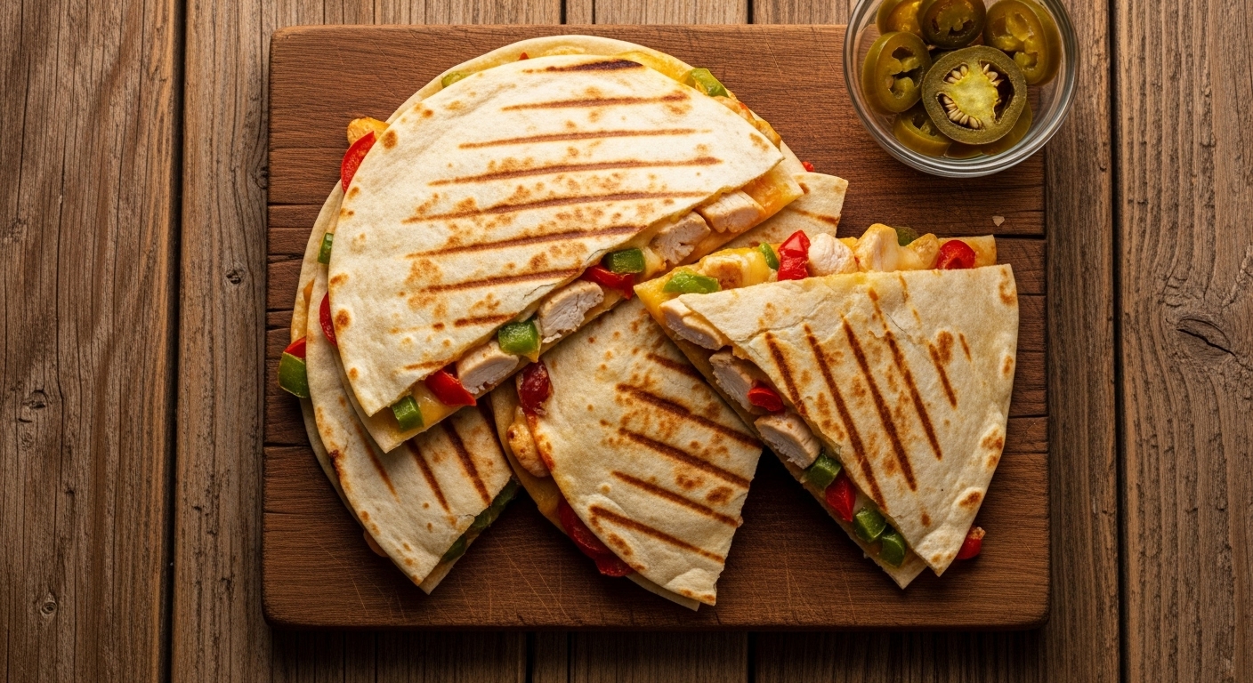 Tavuklu Quesadilla – Kolay ve Doyurucu Meksika Lezzeti