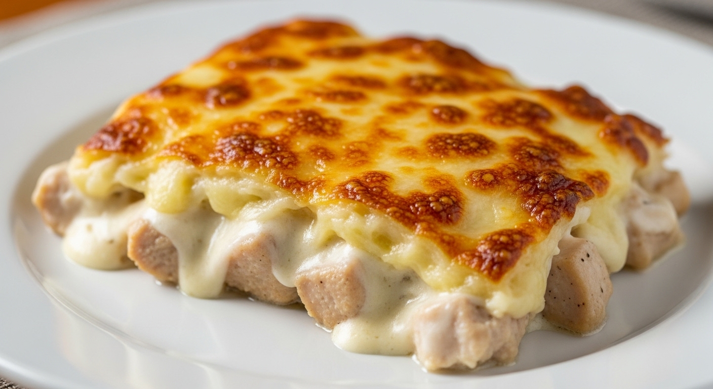 Fırında Beşamel Soslu Sebzeli Tavuk Graten