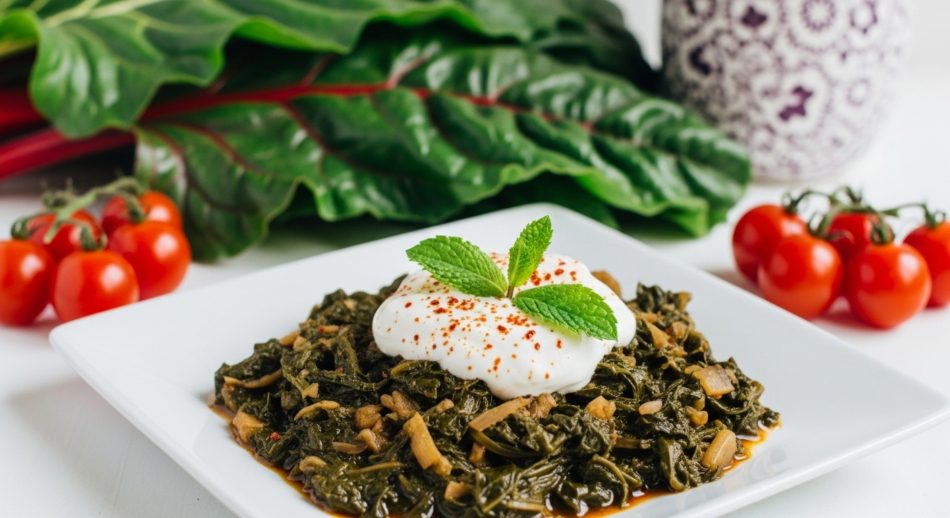 Yoğurtlu Pazı Kavurması Tarifi – Sarımsaklı ve Zeytinyağlı Pratik Meze