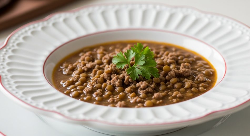Kıymalı Yeşil Mercimek Yemeği  – Doyurucu ve Ekonomik Akşam Yemeği