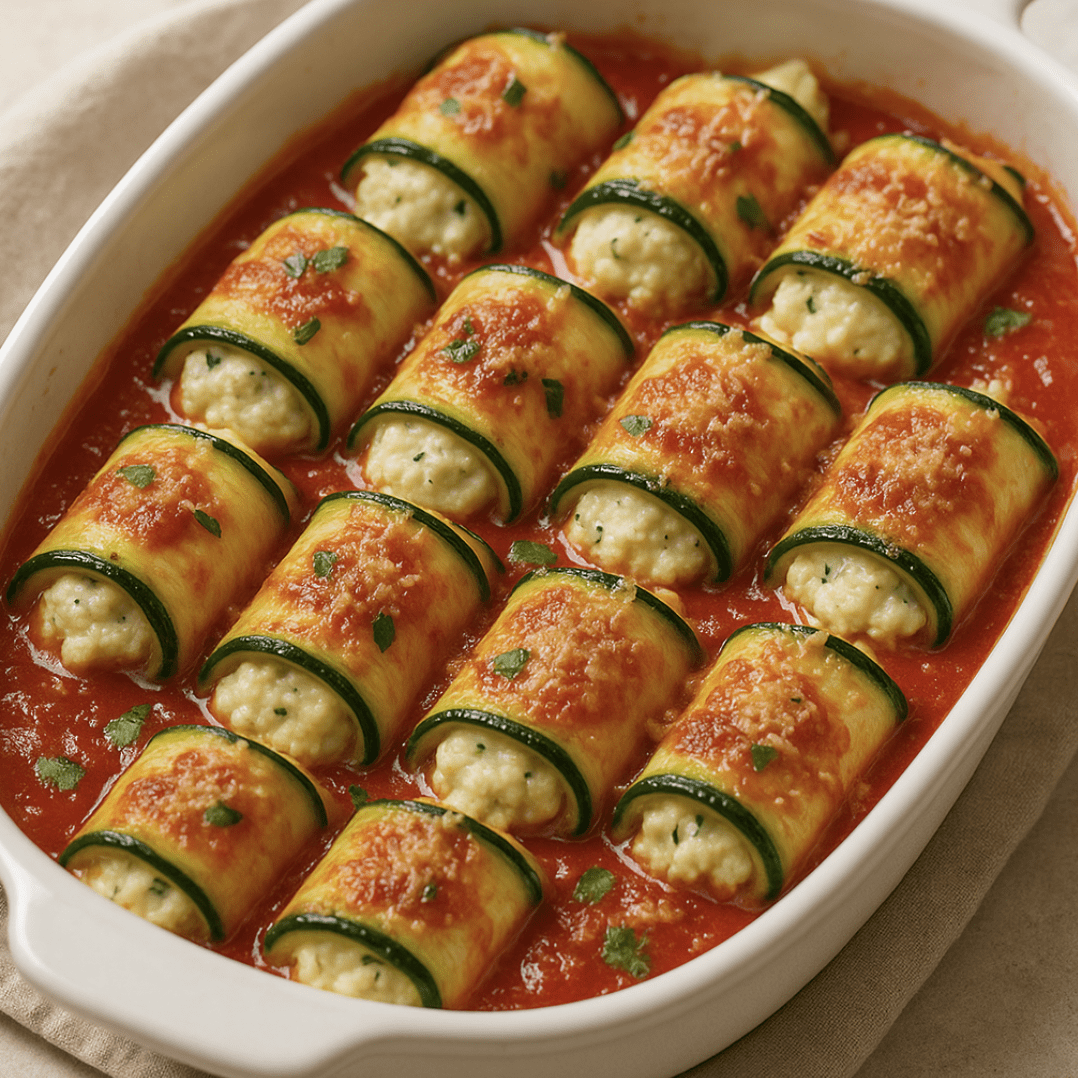 İtalyan Usulü Fırında Ricottalı Kabak Ruloları Tarifi – Hafif ve Şık Lezzet