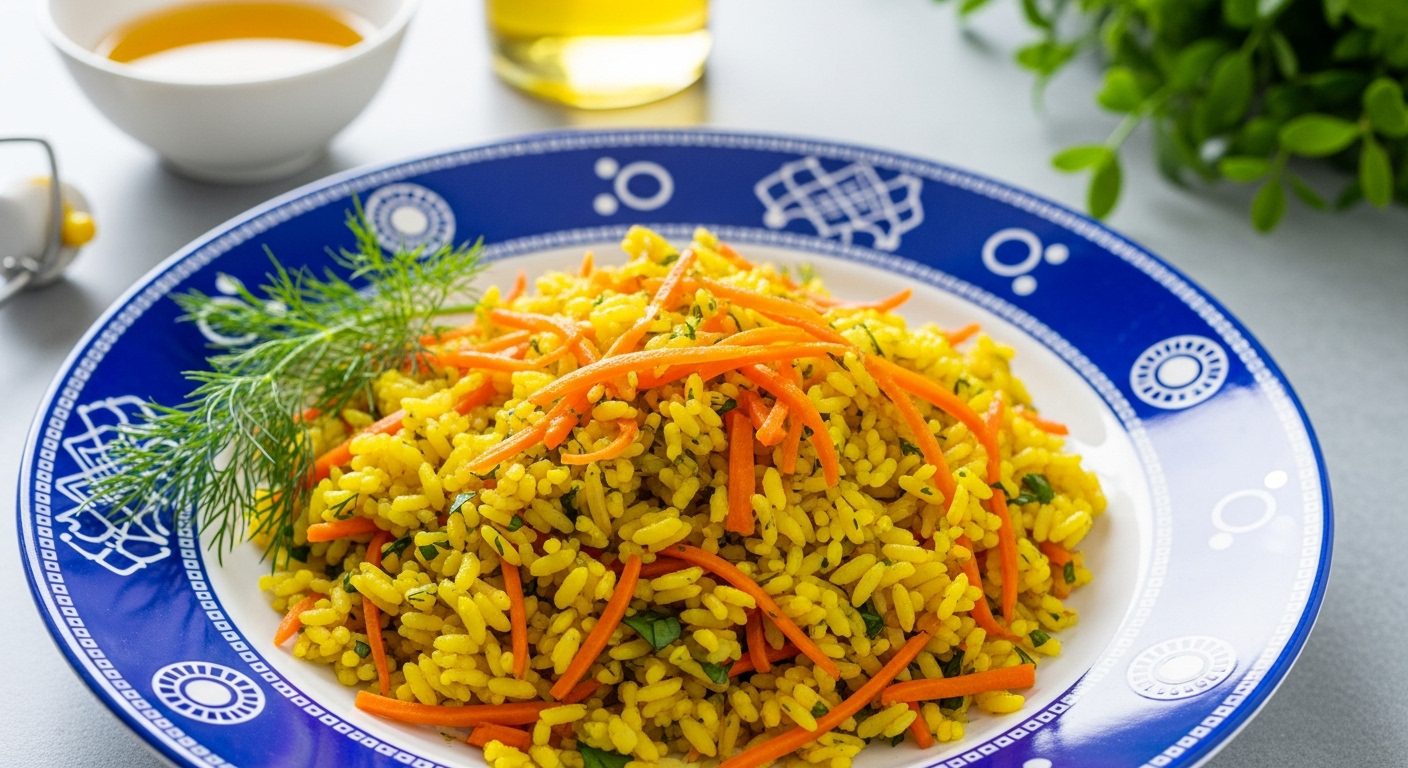 Zerdeçallı Havuçlu Bulgur Pilavı Tarifi – Hem Renkli Hem Besleyici