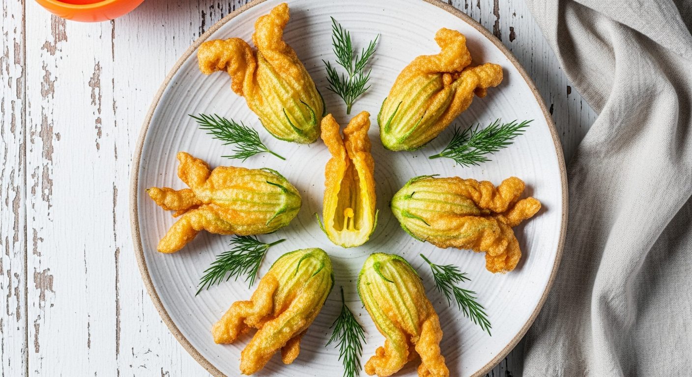 Kabak Çiçeği Kızartması Tarifi – Ege’nin En Narin Lezzeti