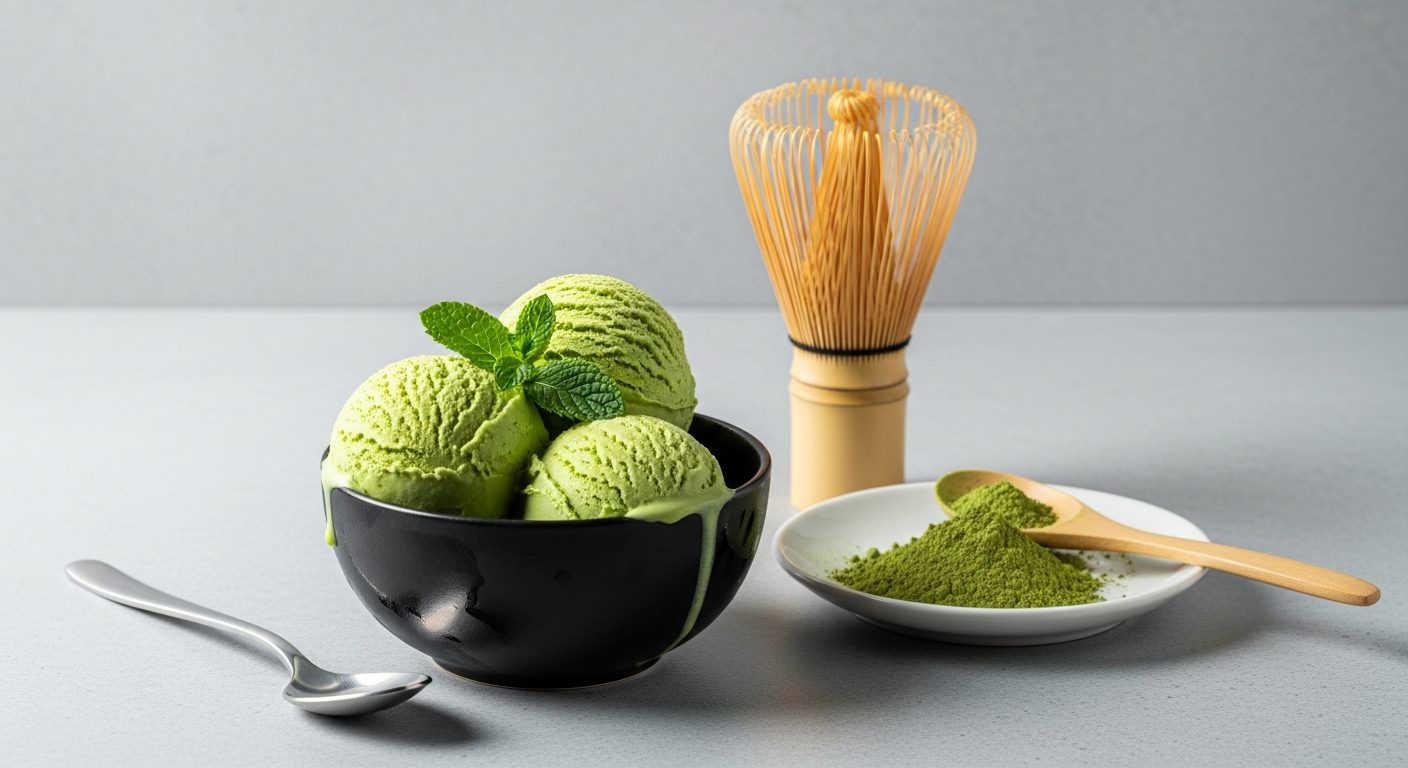 Japon Matcha Dondurması Tarifi – Hafif ve Farklı Bir Tatlı