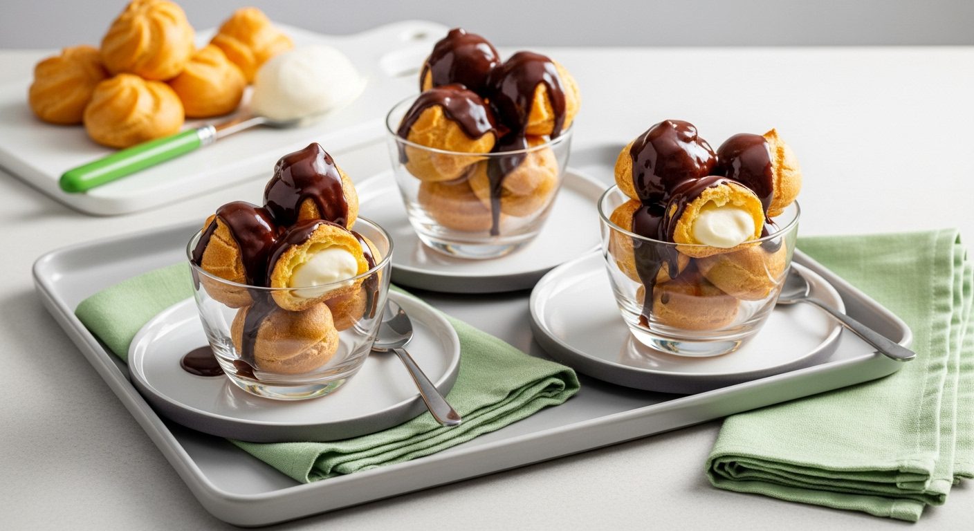 Profiterol Tarifi – Klasik Fransız Tatlısı