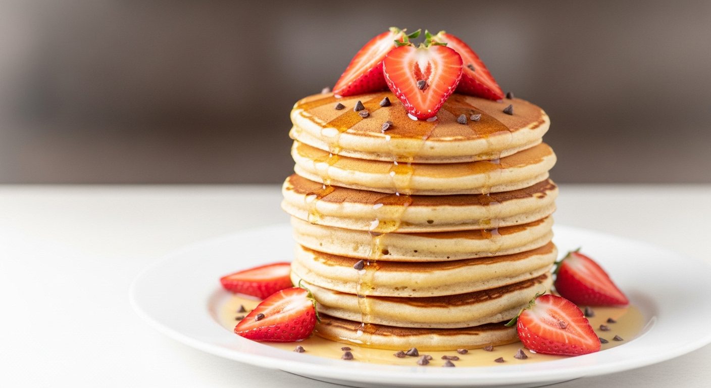 Yulaflı Muzlu Fit Pankek (Diyet Kahvaltı ve Atıştırmalık)