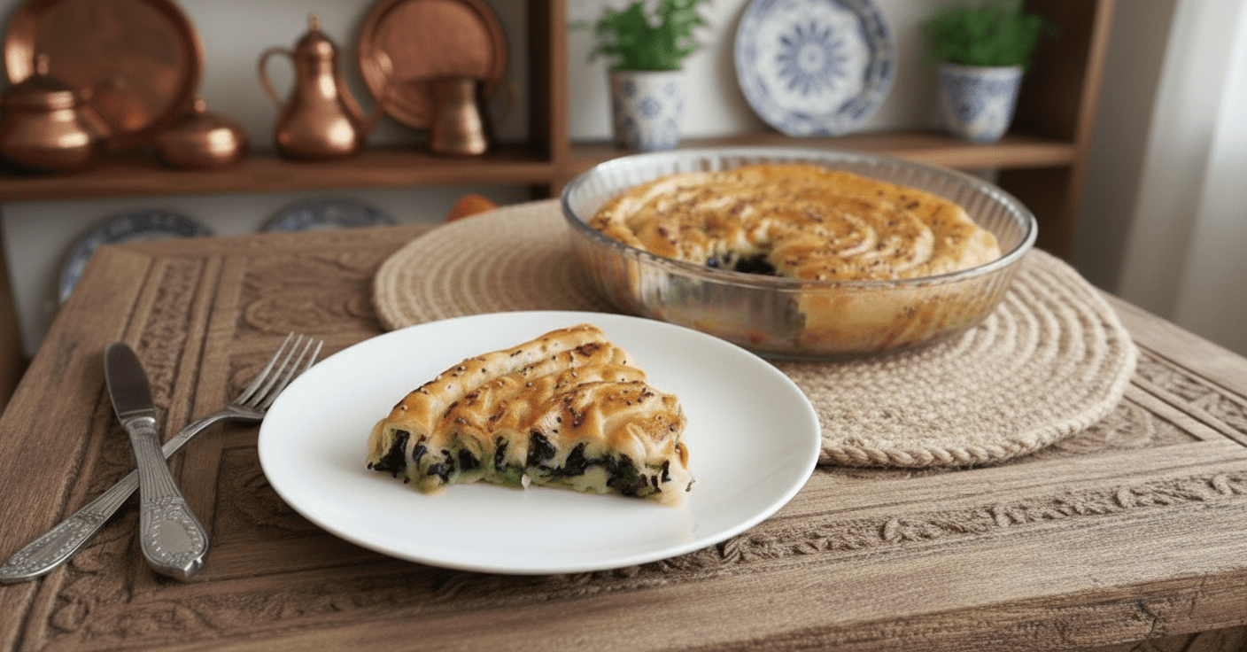 Ispanaklı Börek Tarifi – Çay Sofralarının Vazgeçilmezi