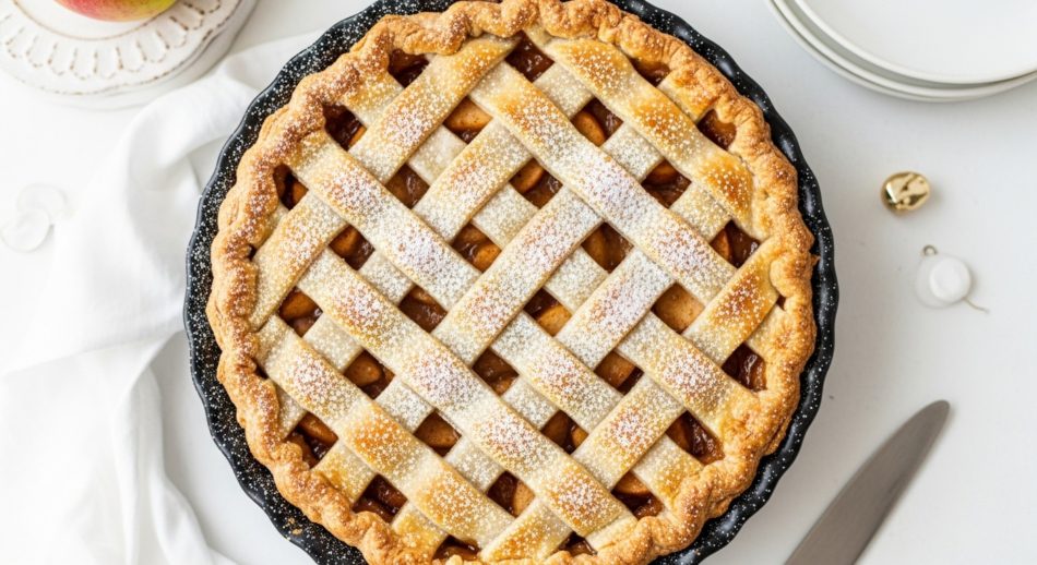 Mis Kokulu Elmalı Tart: Tarçınlı ve Kıtır Hamur Tarifi