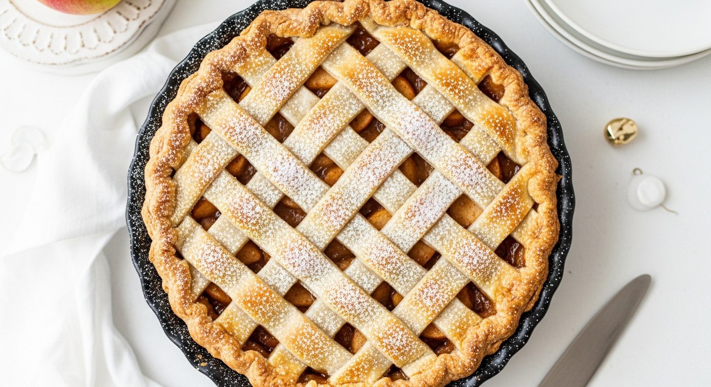 Mis Kokulu Elmalı Tart: Tarçınlı ve Kıtır Hamur Tarifi