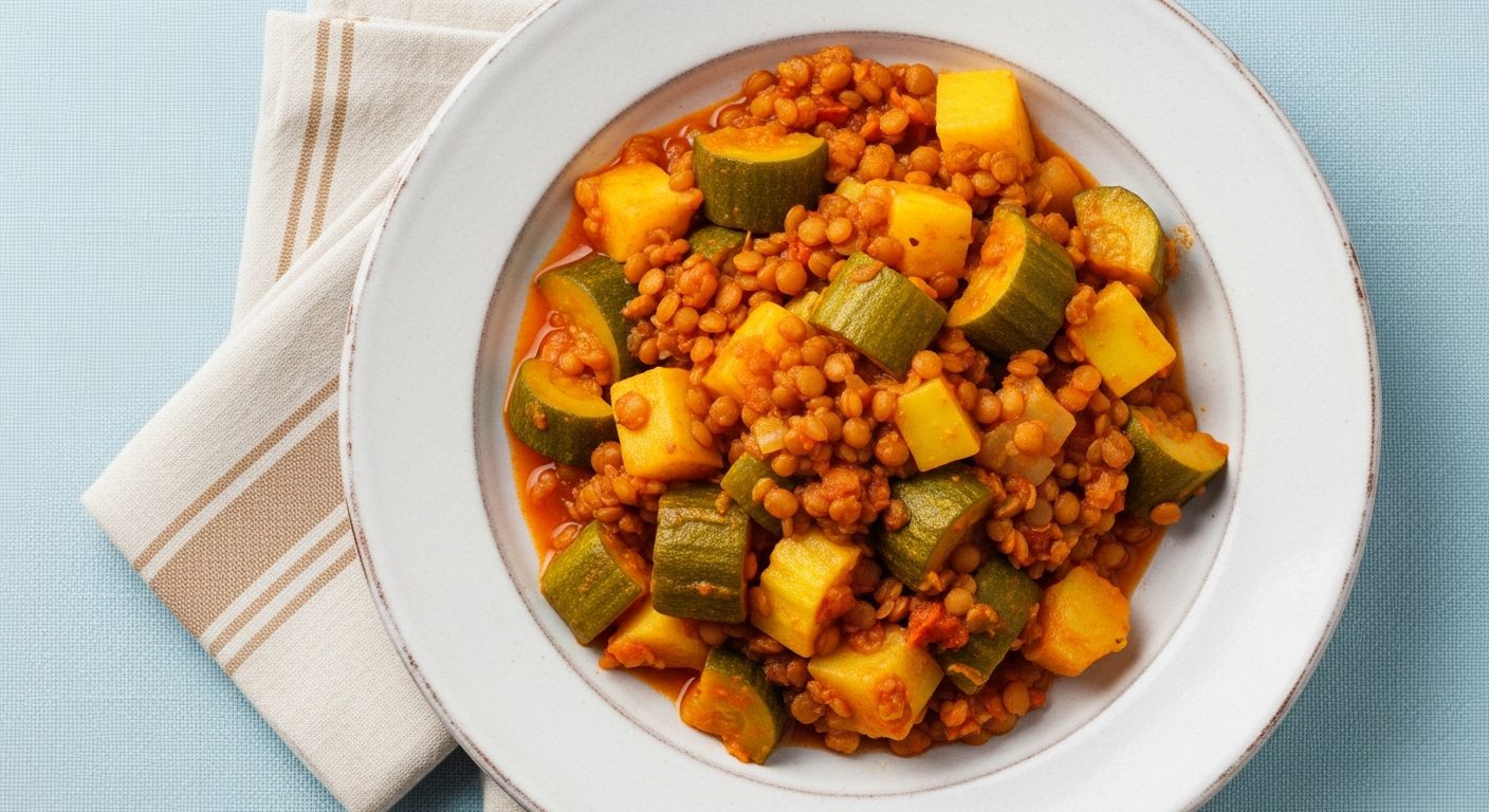 Mercimekli Kabak Yemeği Tarifi – Hafif ve Doyurucu Yaz Lezzeti