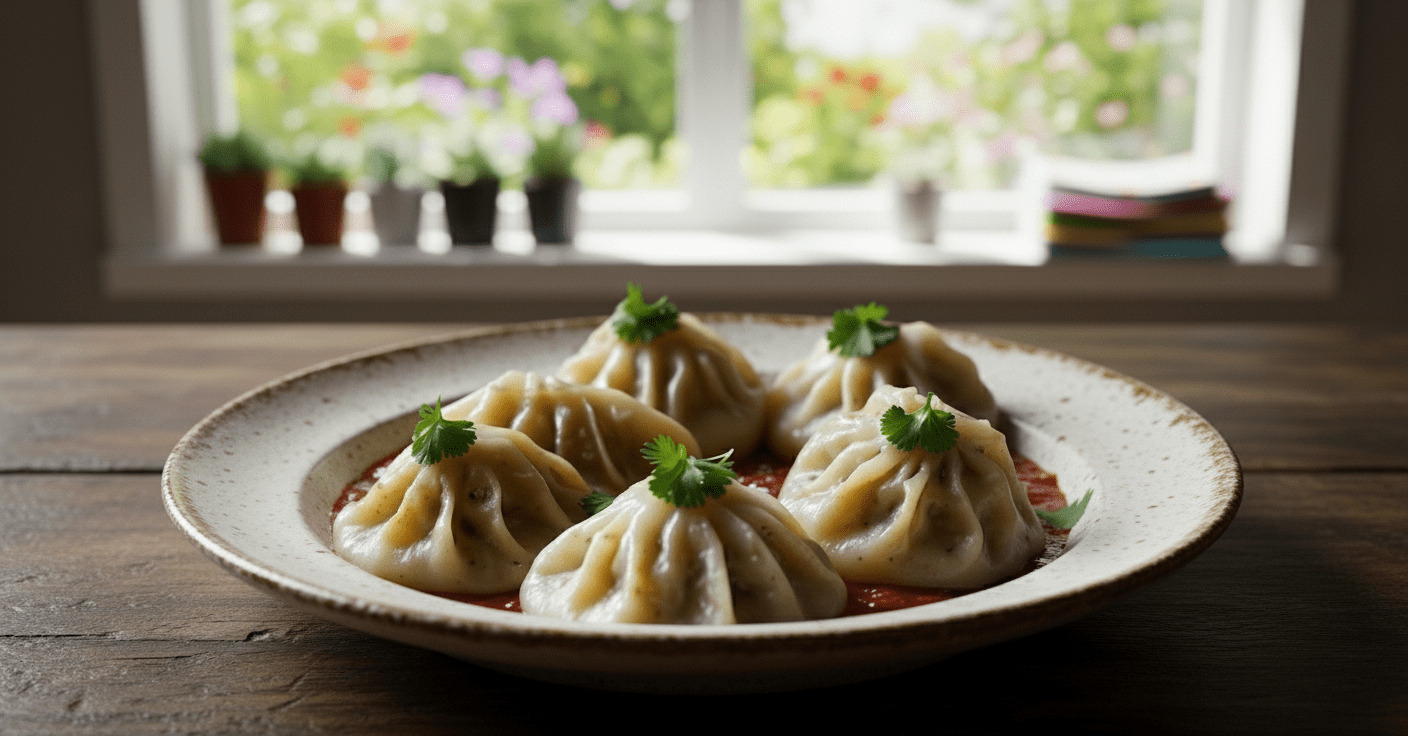 Ev Yapımı Nepal Usulü Momo – Baharatlı Buharda Mantı