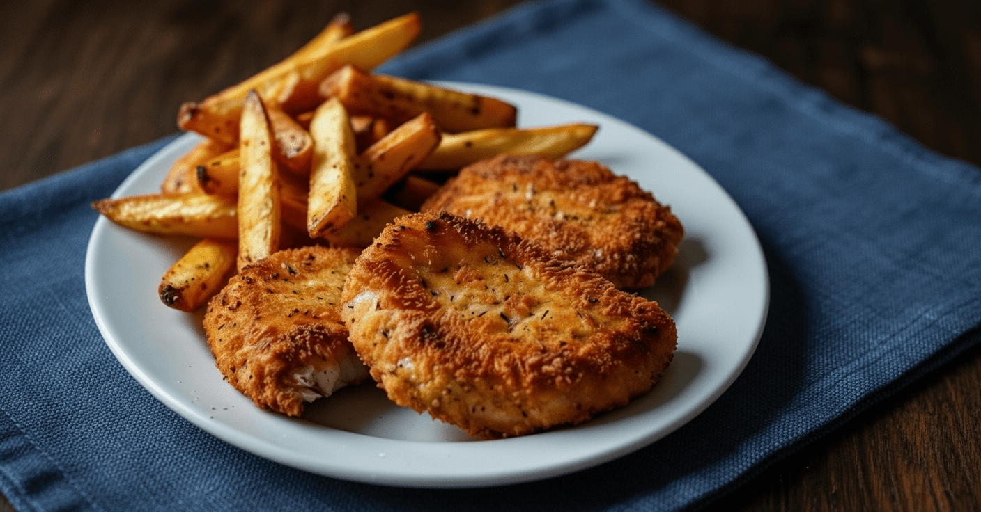 Çıtır Tavuk Şinitzel Tarifi – Altın Renginde, Glutensiz ve Paleo Dostu