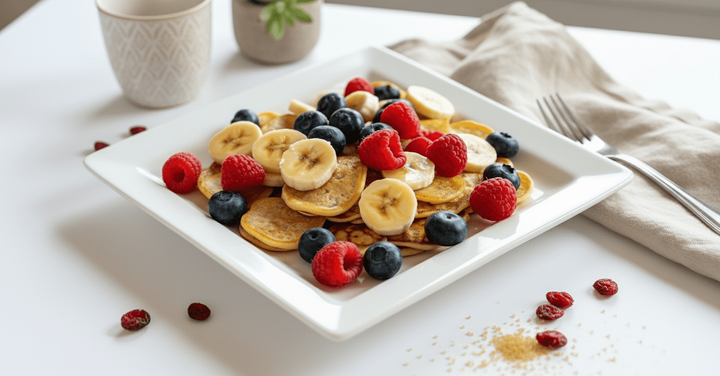 Mini Muzlu Pankek Tarifi – Yumuşacık ve Pratik Kahvaltılık