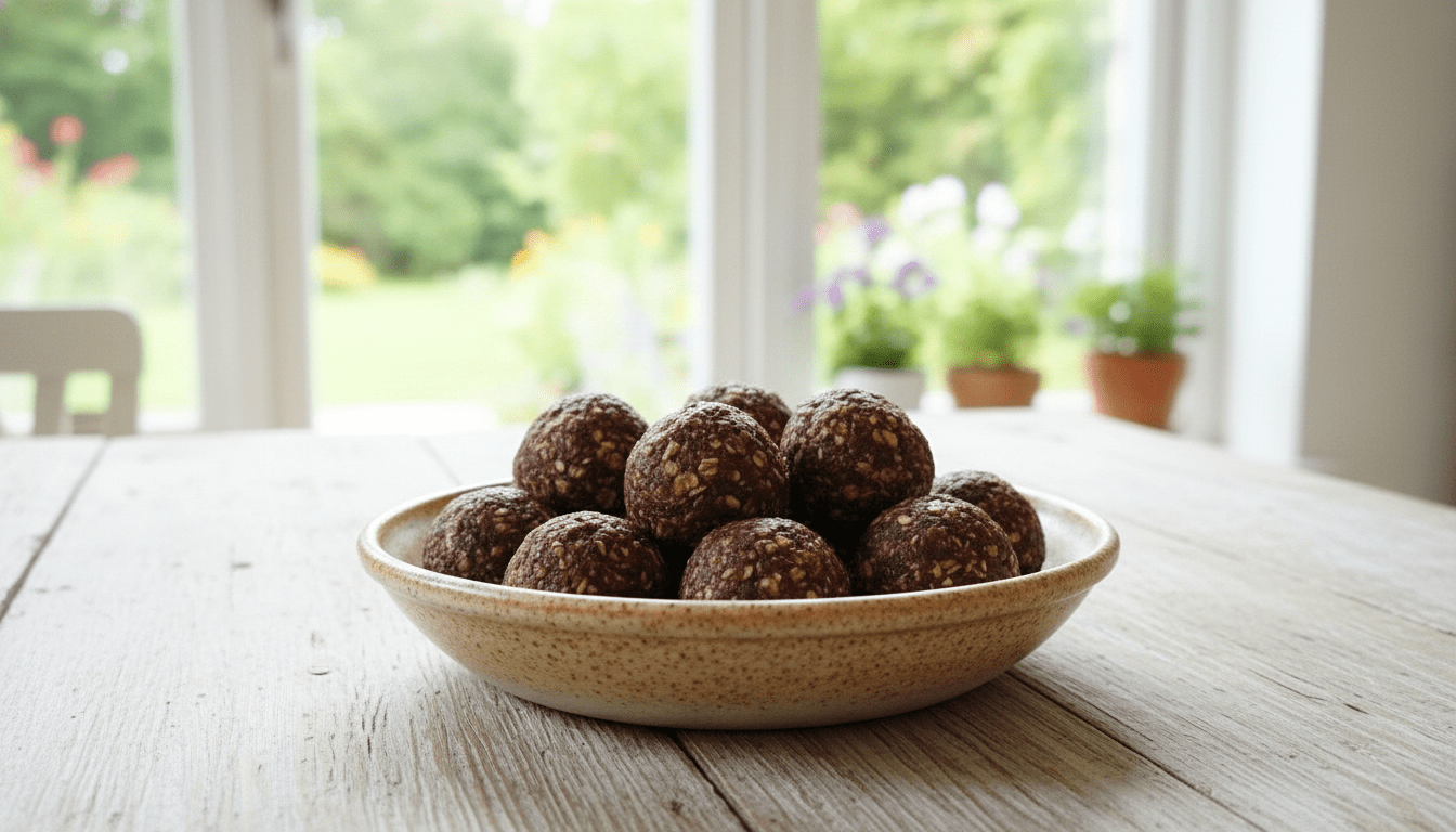 Yulaflı ve Hurmalı Enerji Topları: 15 Dakikada Şekersiz Atıştırmalık