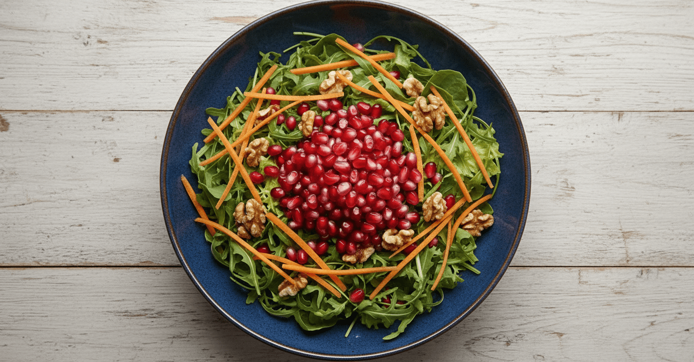 Kış Salatası: Nar Taneli, Cevizli ve Lezzet Dolu