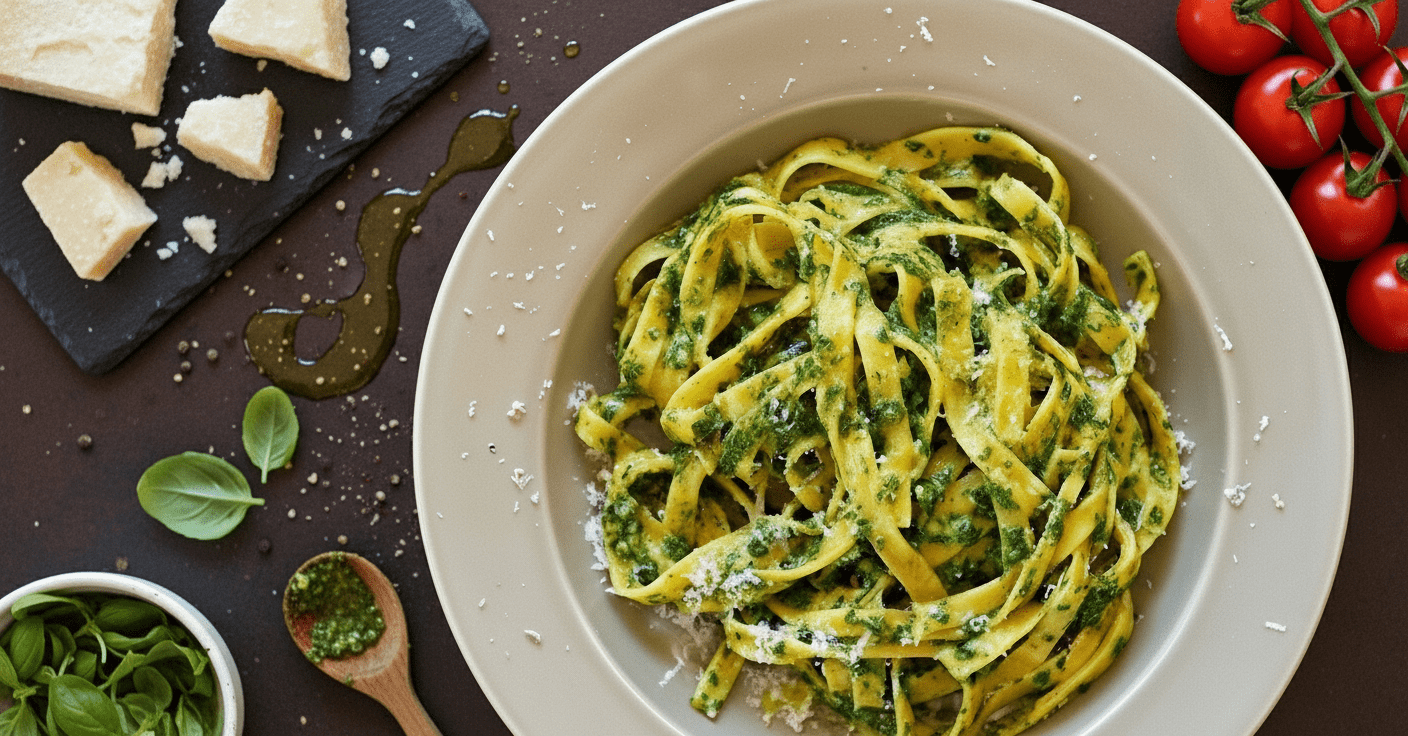 10 Dakikada Pesto Soslu Makarna: Hızlı ve Lezzetli Kurtarıcı