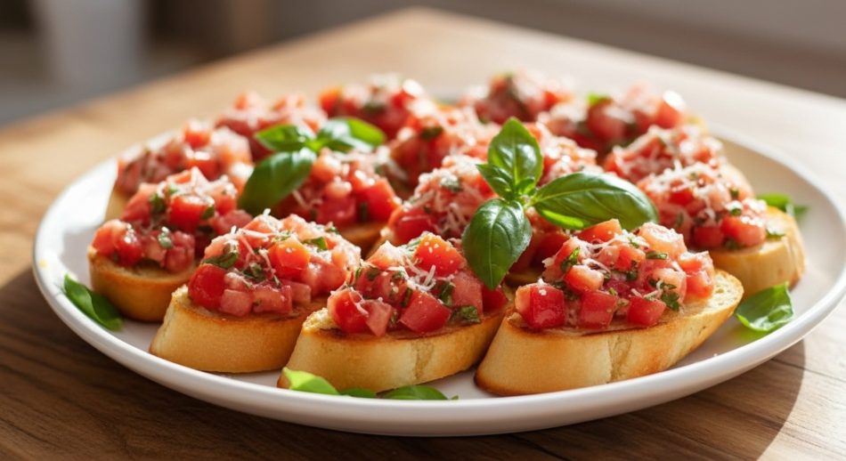 15 Dakikada Çıtır İtalyan Domatesli Bruschetta: Hızlı Başlangıç