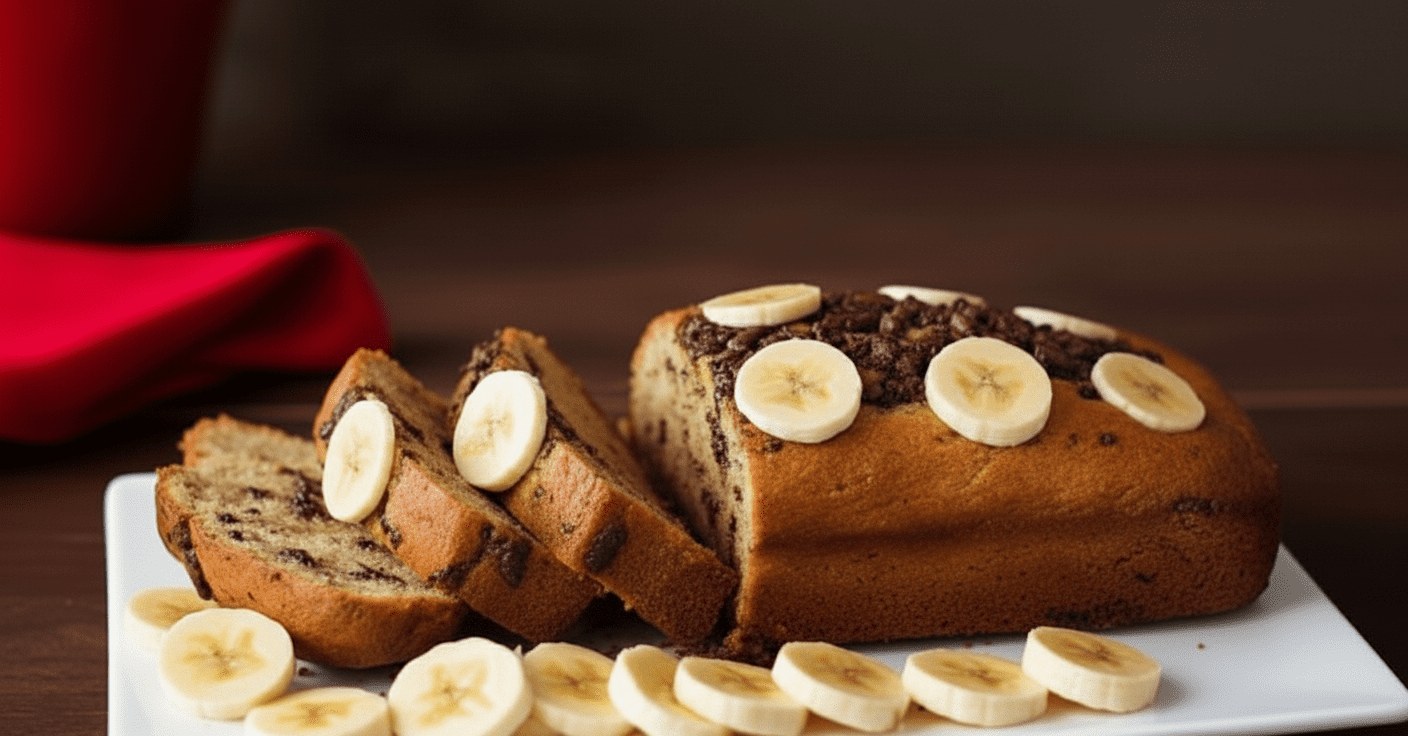 Çikolatalı Muzlu Banana Bread Coffee Cake Tarifi