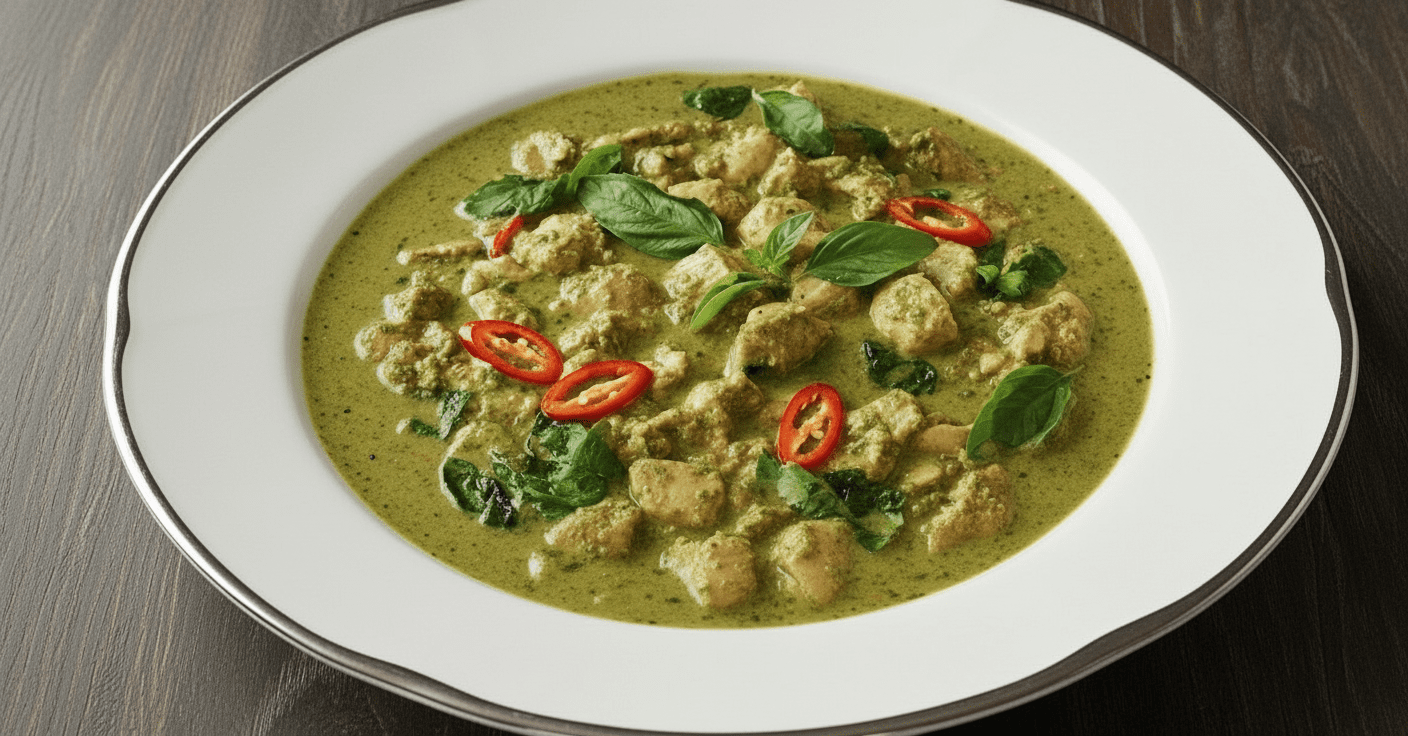 Tay Usulü Yeşil Köri Soslu Tavuk: Egzotik Lezzetler Mutfağınızda
