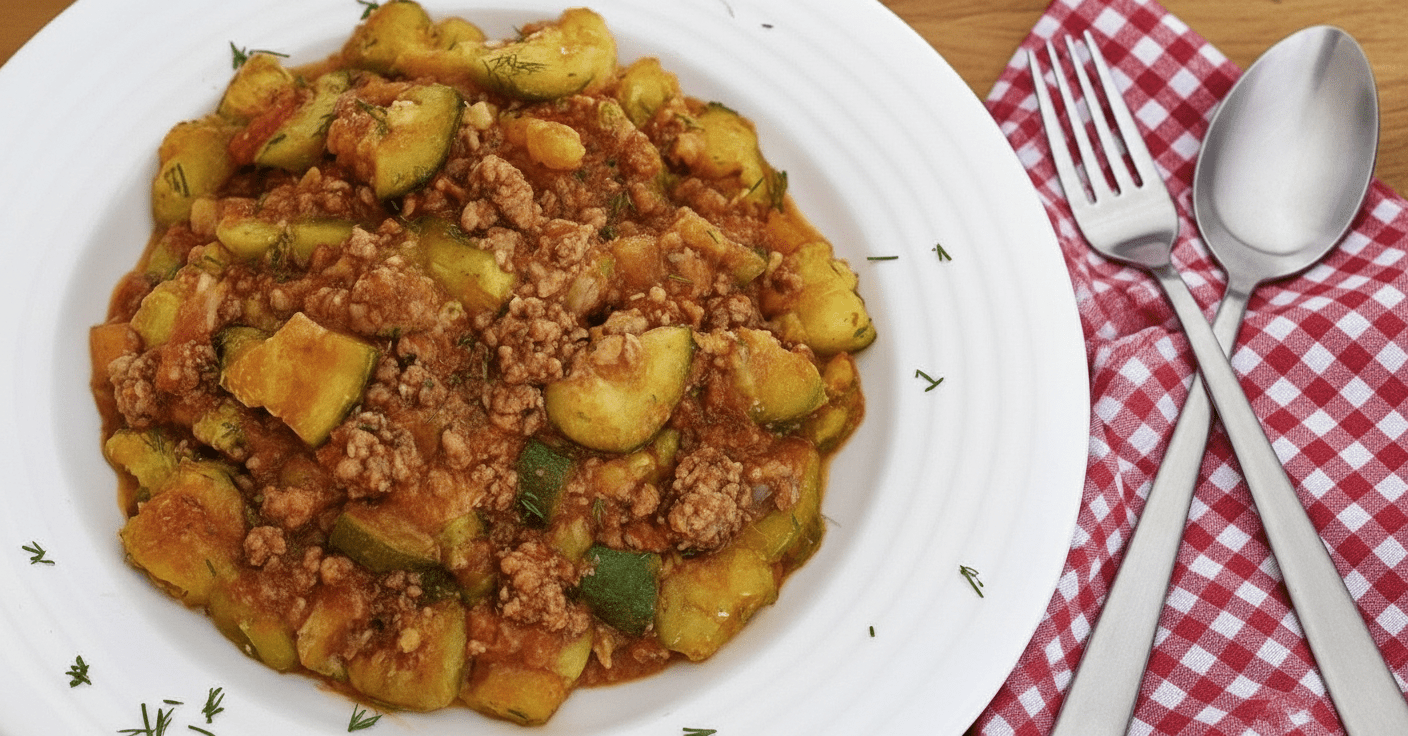 Kıymalı Kabak Yemeği – Hafif ve Doyurucu Tarif