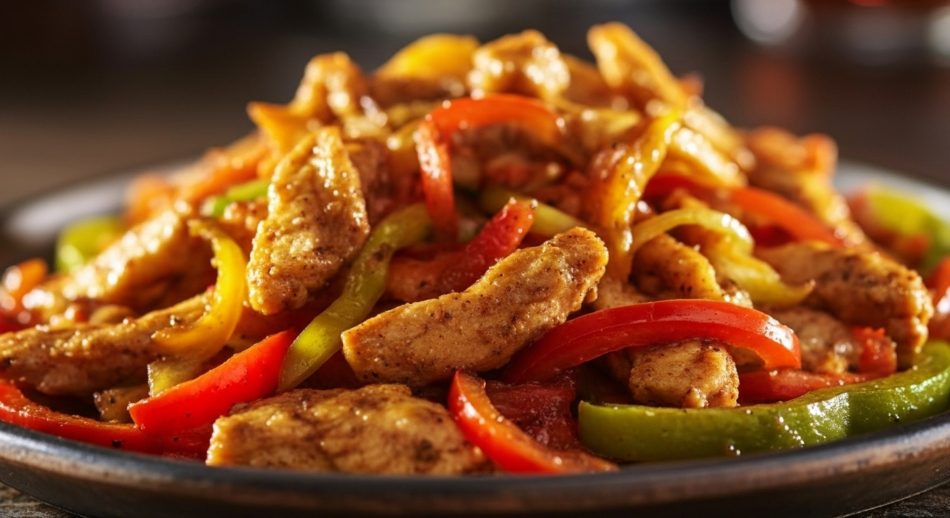 Tavuklu ve Sebzeli Fajita: Restoran Lezzeti Evde