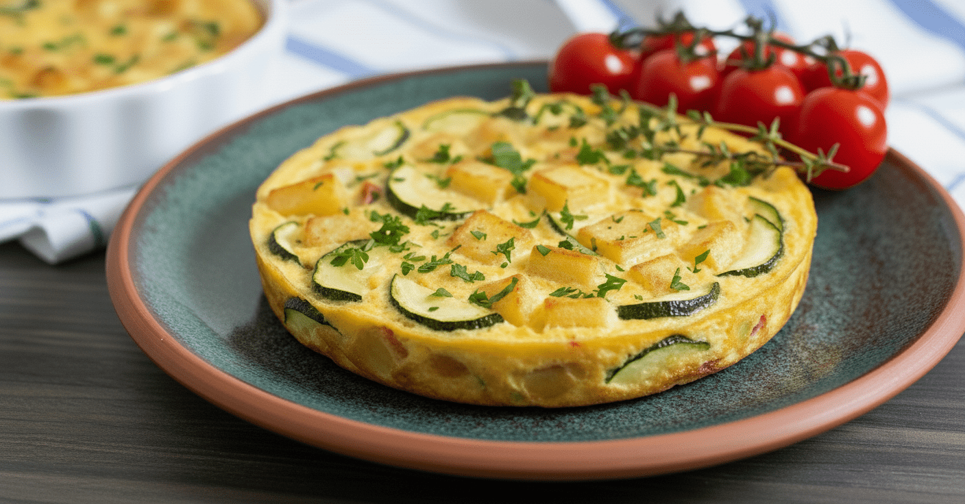 Artan Sebzelerle Fırında Omlet Tarifi | 20 Dakikada Lezzetli Kahvaltı veya Akşam Yemeği