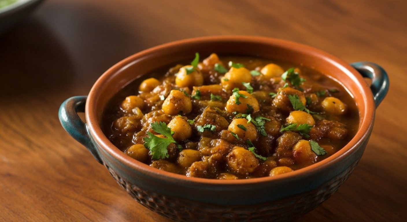 Körili Nohut Yahnisi: Egzotik ve Vejetaryen Akşam Yemeği