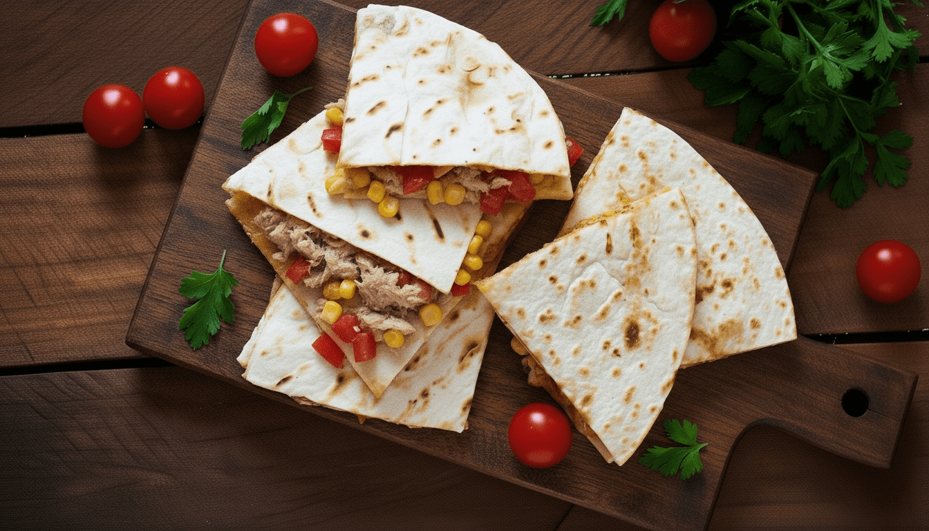 10 Dakikada Ton Balıklı Quesadilla: Hızlı ve Doyurucu Öğle Yemeği
