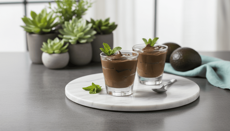 5 Dakikada Avokadolu ve Kakaolu Puding: Şekersiz ve Fit Tatlı