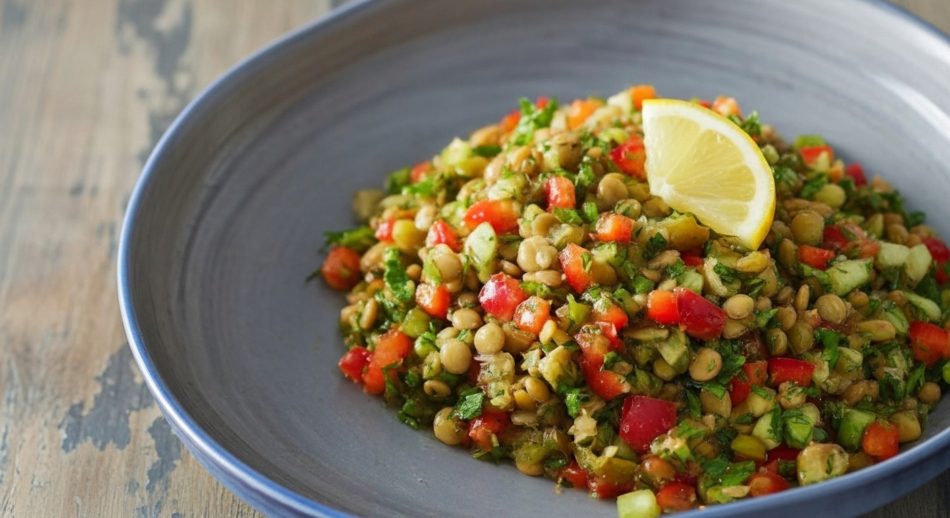 15 Dakikada Akdeniz Usulü Mercimek Salatası: Doyurucu ve Hafif