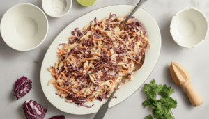 Mor Lahana ve Havuçlu Coleslaw Salata