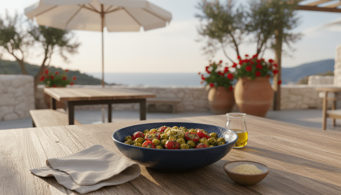 20 Dakikada Pesto Soslu Nohut ve Çeri Domates: Vegan ve Pratik