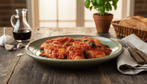 İtalyan Domatesli Tavuk