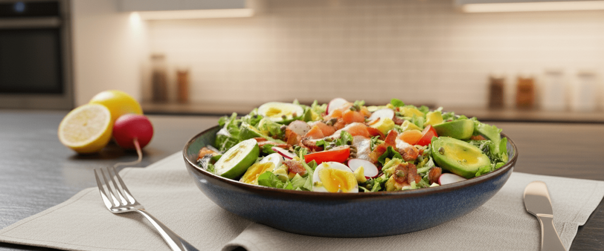 Füme Somonlu Romaine Salata Füme Somonlu Romaine Salata