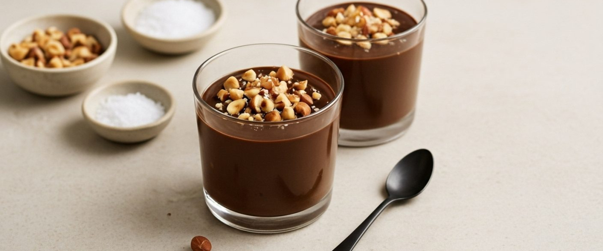 Beş Dakikada Bitter Çikolatalı ve Fındıklı Kup