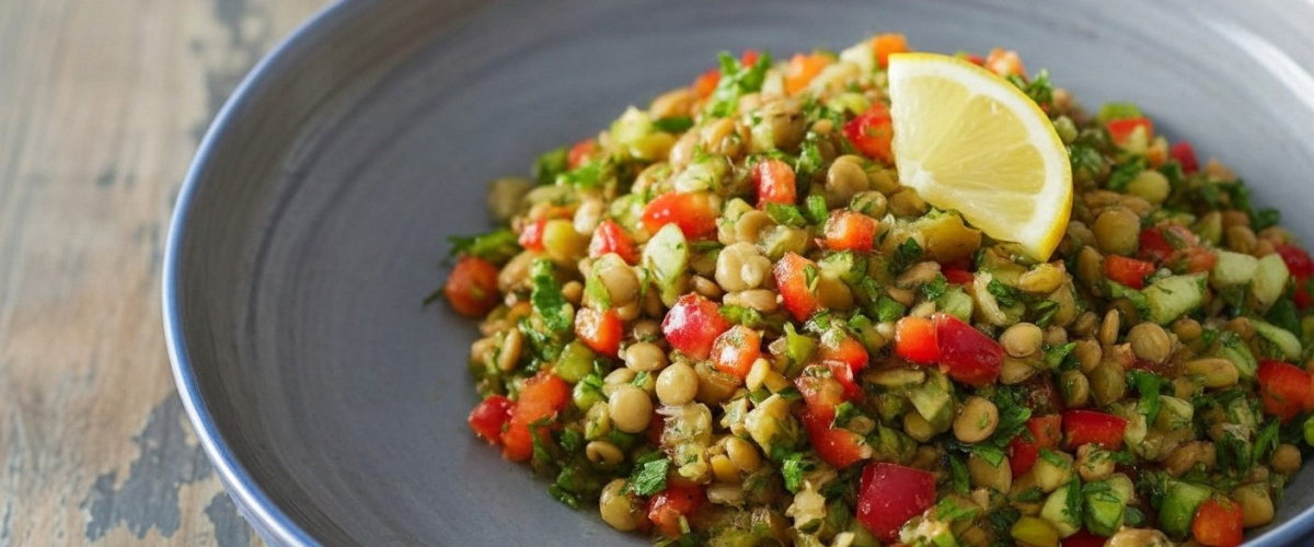 Akdeniz Usulü Mercimek Salatası