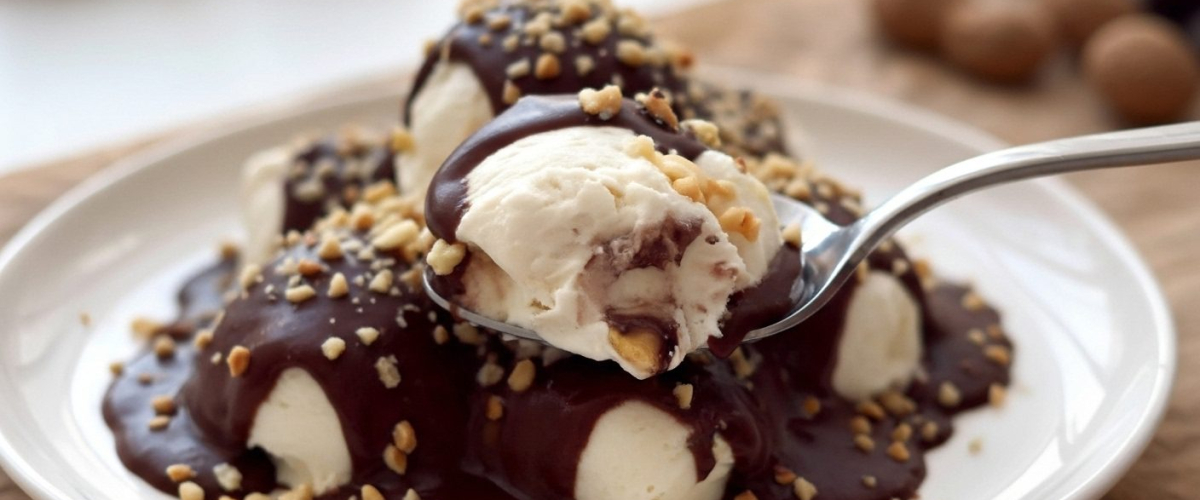 Dört Malzemeli Fıstık Ezmeli 'Nice Cream' (Muzlu Dondurma)