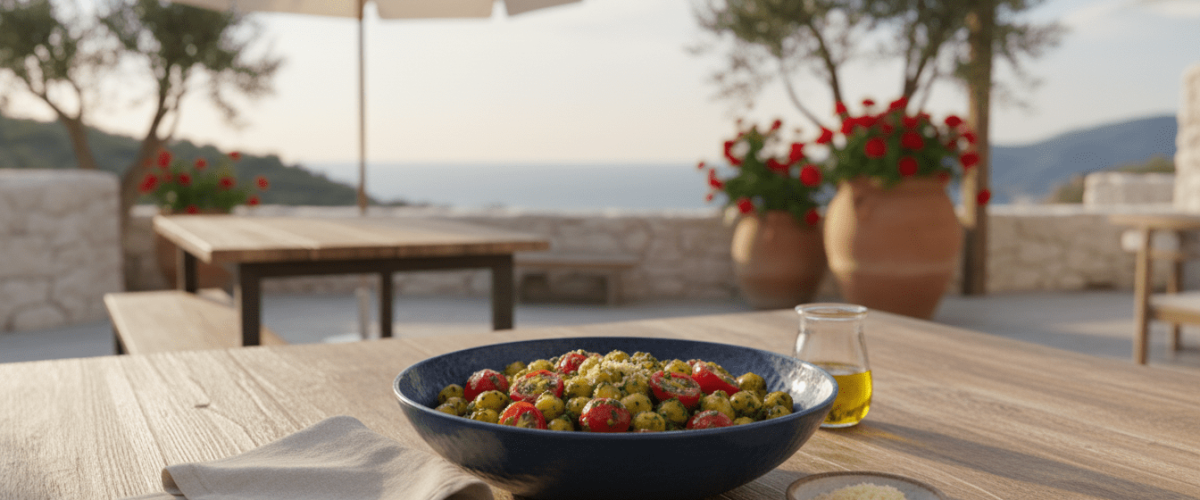 20 Dakikada Pesto Soslu Nohut ve Çeri Domates: Vegan ve Pratik