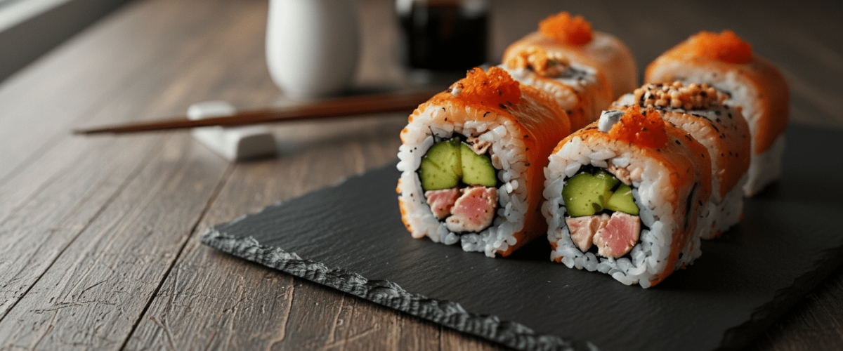Ev Yapımı Philadelphia Roll Ev Yapımı Philadelphia Roll
