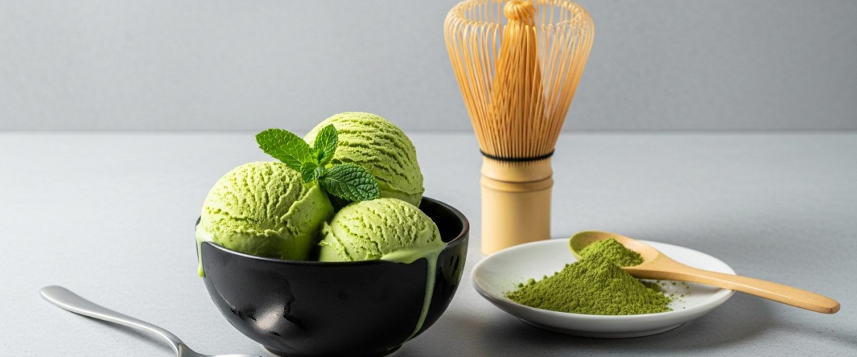 Japon Matcha Dondurması Japon Matcha Dondurması